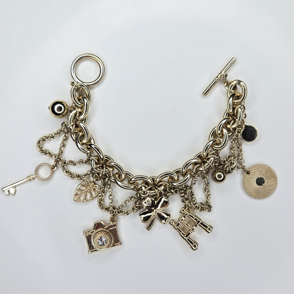 Gold Charm Bracelet